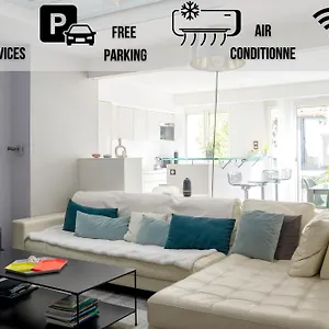 La Maison Jasmin - 8 Personnes - Parking Prive - Climatisation - Jardin Toulouse